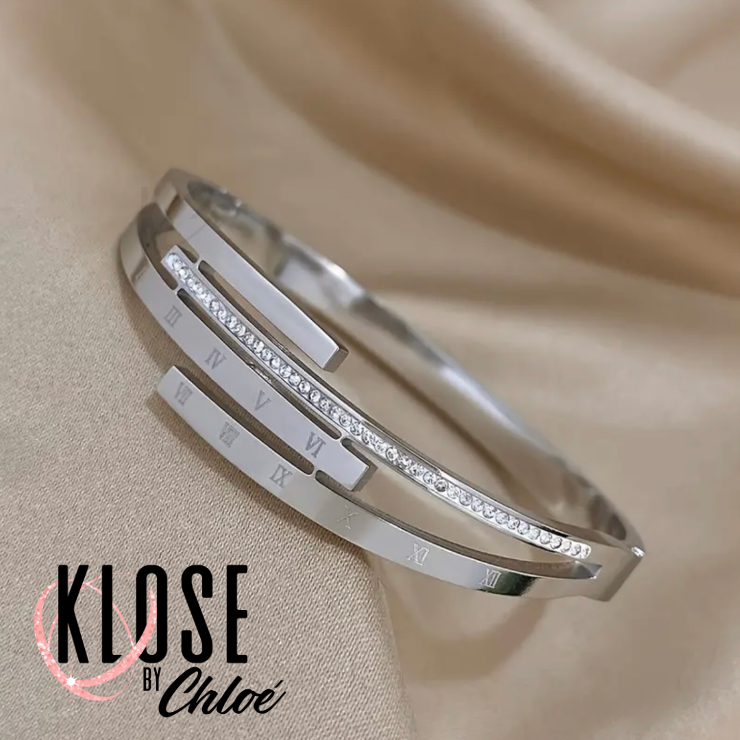 KING Men's Roman Numeral Bangle