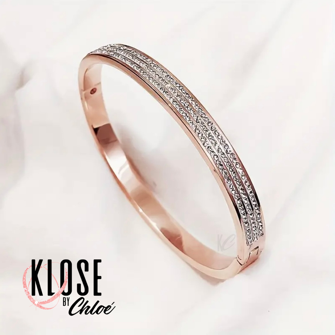 SHERONE Half Diamond Bangle