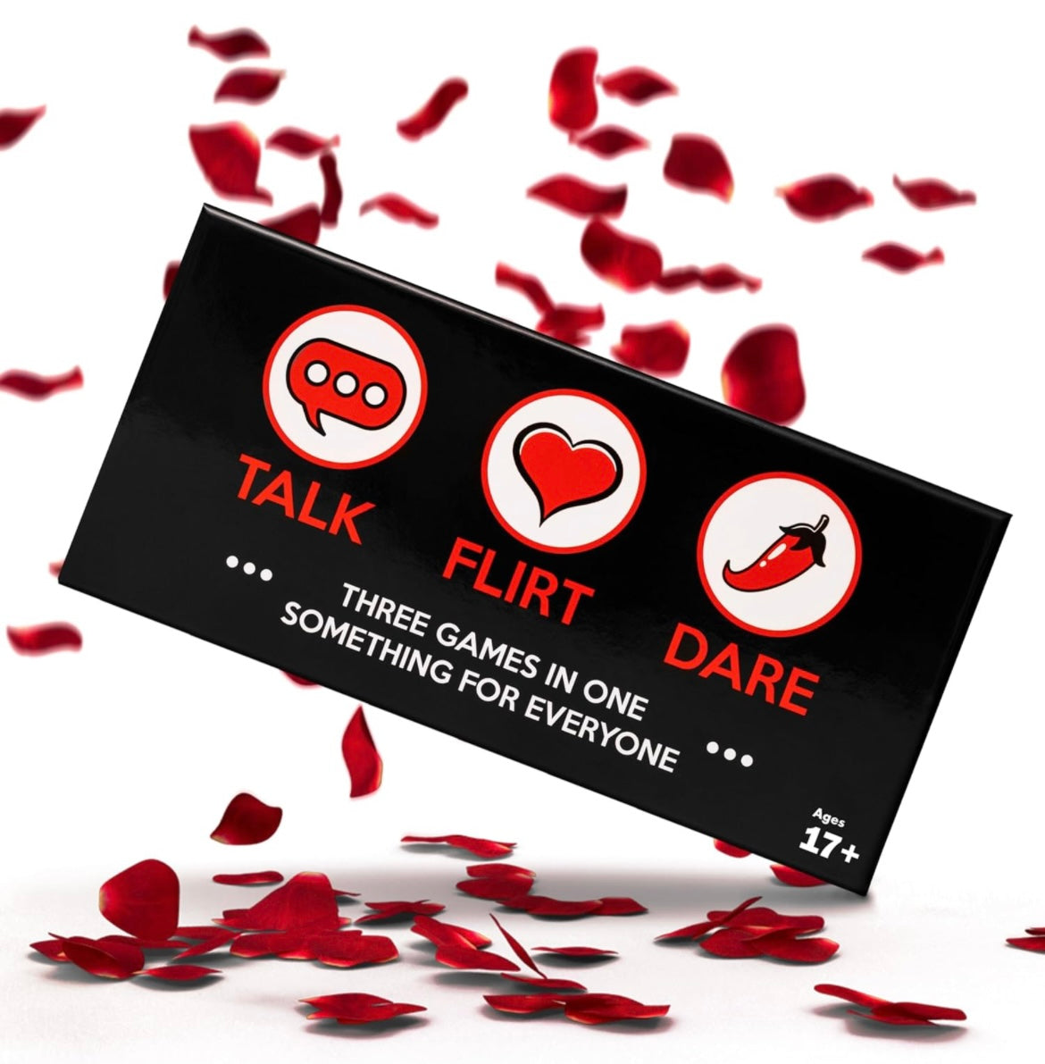 Romantic Couples Game (3-Pack): Talk, Flirt & Dare