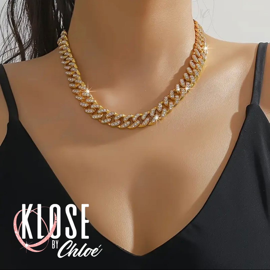 MOLLY Iced Out Cuban Chain