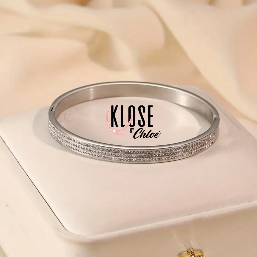 SHERONE Half Diamond Bangle