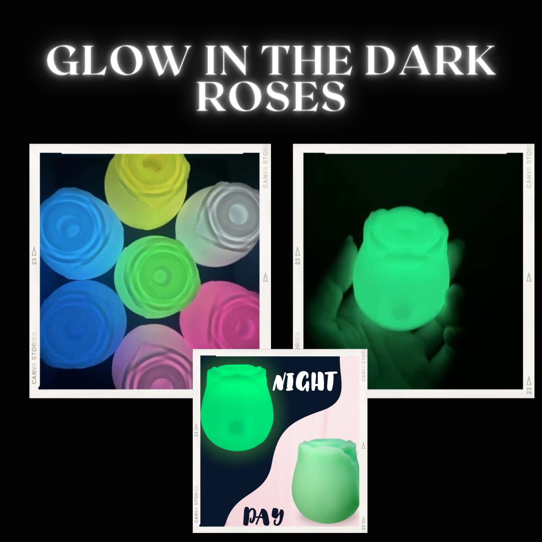 Glow In The Dark Orgasmic Rose-BB