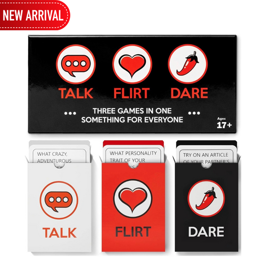 Romantic 3- Pack Game For Couples- Talk, Flirt or DARE each other 💕