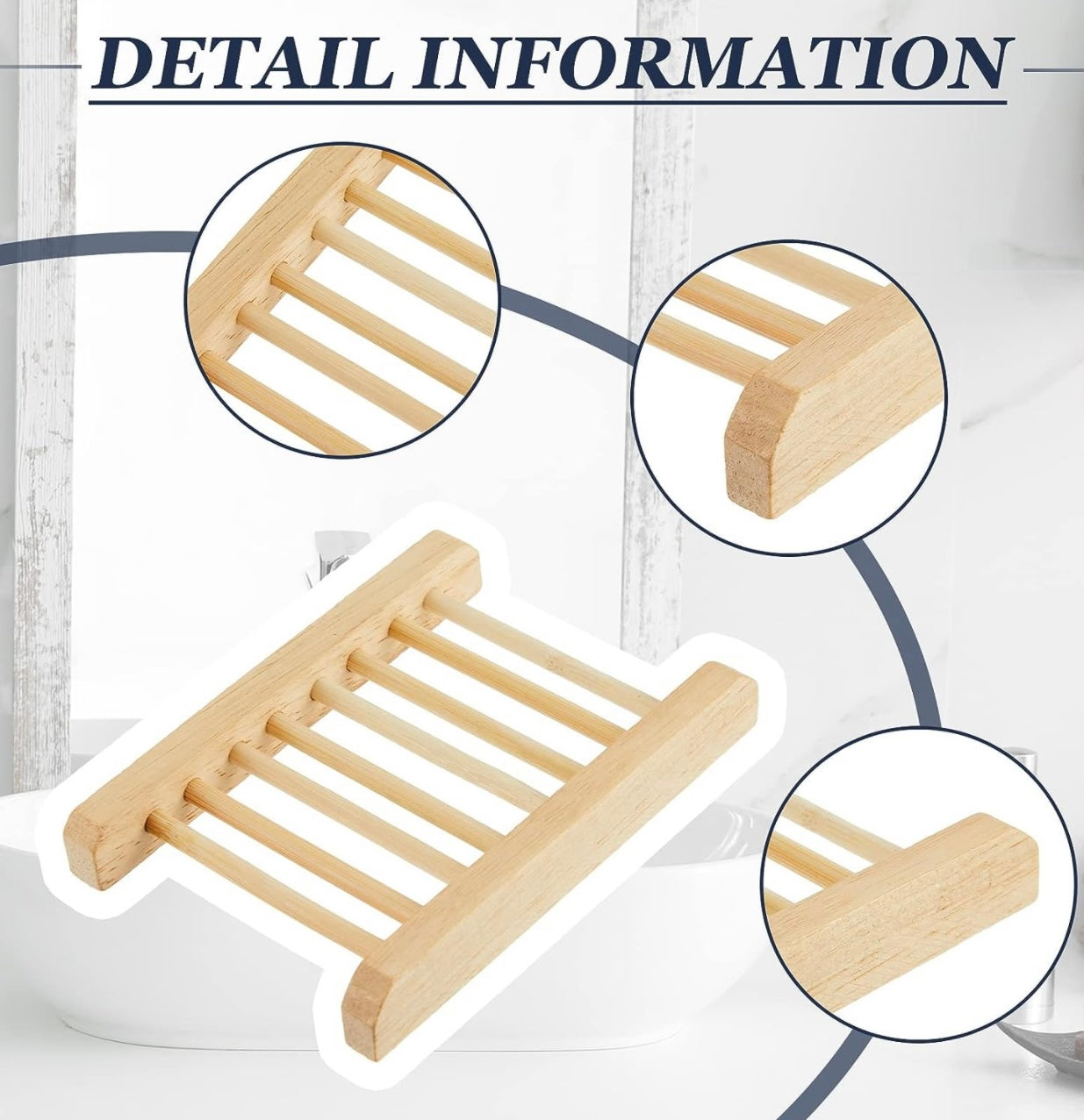 Bamboo Soap Holder-BB