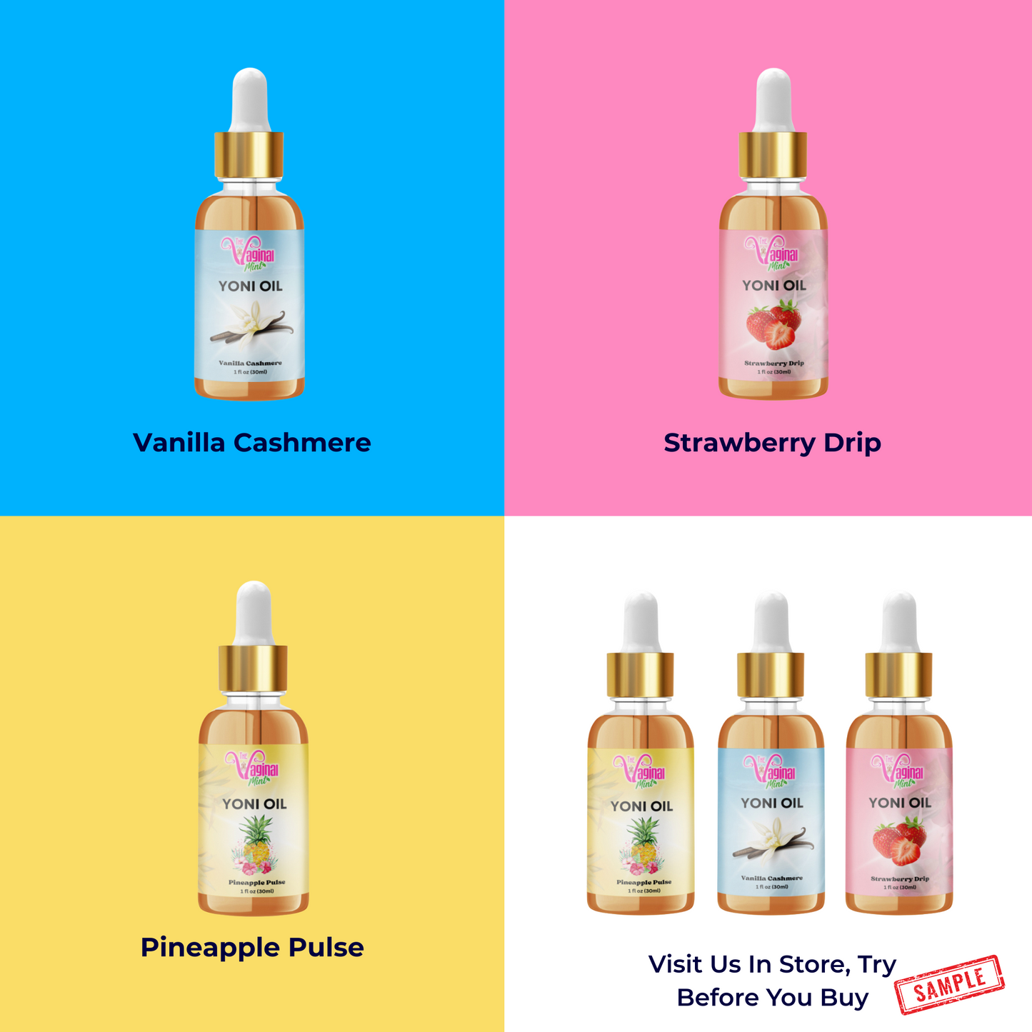 Yoni Oil Trio Bundle
